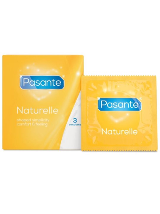 PASANTE PRESERVATVOS GAMA NATURELLE 3 UNIDADES