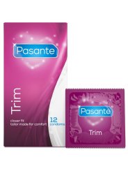PASANTE PRESERVATIVOS TRIM MS DELGADO 12 UNIDADES