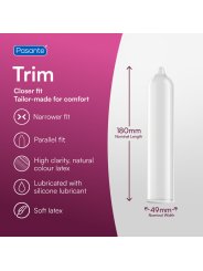 PASANTE PRESERVATIVO TRIM AJUSTADO BOLSA 144 UNIDADES