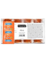 PASANTE PRESERVATIVO SABOR MENTA BOLSA 144 UNIDADES
