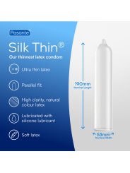 PASANTE PRESERVATIVOS SILK THIN MS FINO 144 UNIDADES