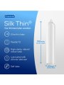 PASANTE PRESERVATIVOS SILK THIN MS FINO 144 UNIDADES