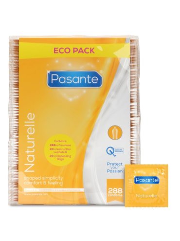 PASANTE PRESERVATIVOS ECO PACK NATURELLE BOLSA 288 UNIDADES