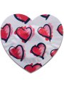 PASANTE PRESERVATIVO ROJO FORMA CORAZON BOLSA 144 UNIDADES