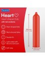 PASANTE PRESERVATIVO ROJO FORMA CORAZON BOLSA 144 UNIDADES
