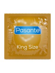 PASANTE PRESERVATIVOS KING MS LARGOS Y ANCHOS CAJA 144 UNIDADES