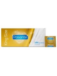 PASANTE PRESERVATIVOS KING MS LARGOS Y ANCHOS CAJA 144 UNIDADES