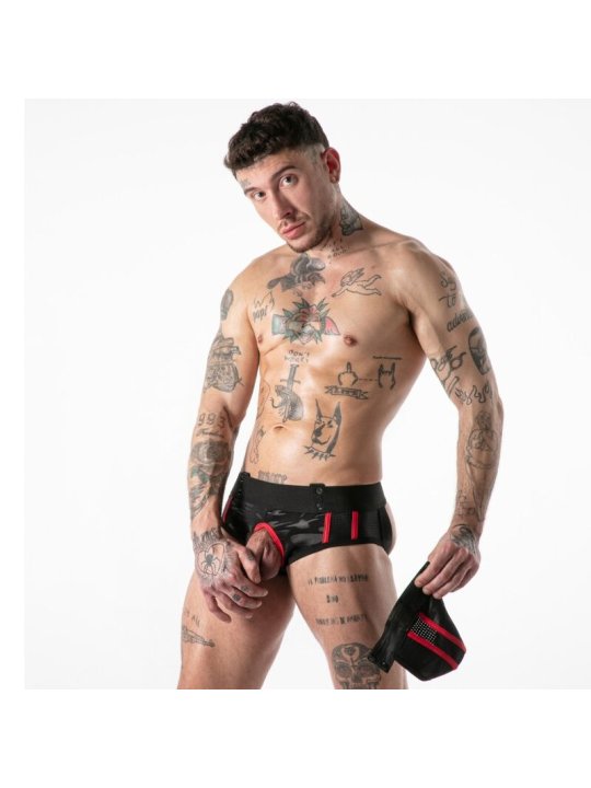 LOCKER GEAR FULL MILITARY ACCESS JOCK BRIEF ROJO S