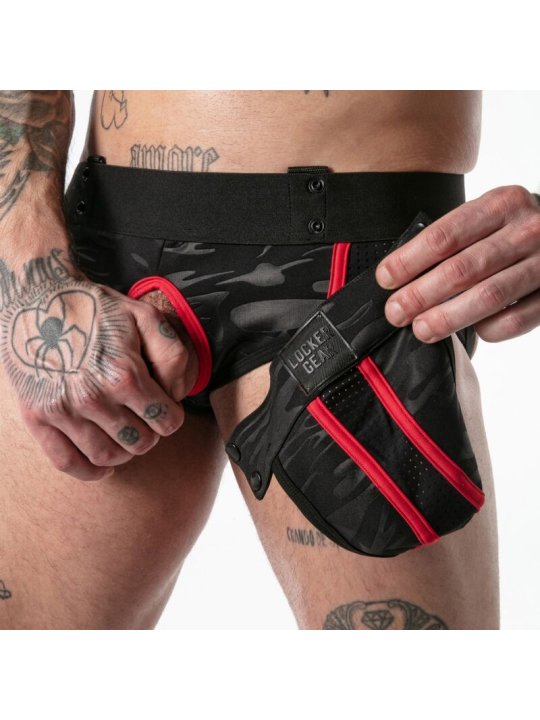 LOCKER GEAR FULL MILITARY ACCESS JOCK BRIEF ROJO S