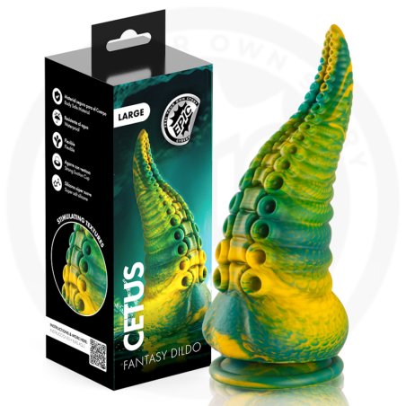 EPIC CETUS DILDO TENTACULO VERDE TAMANO GRANDE