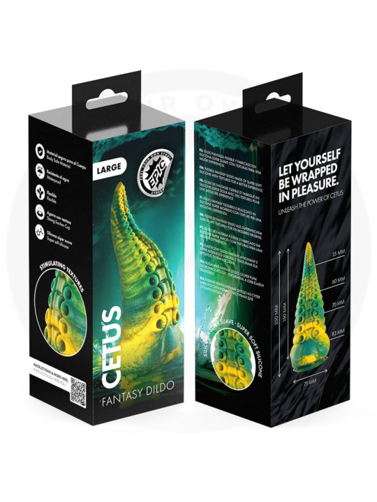 EPIC CETUS DILDO TENTACULO VERDE TAMANO GRANDE