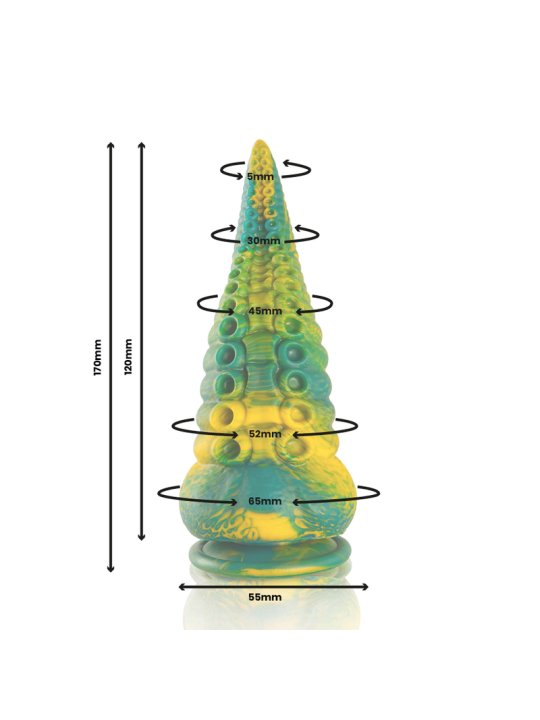 EPIC CETUS DILDO TENTACULO VERDE TAMANO PEQUENO