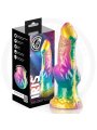 EPIC IRIS DILDO CON TESTICULOS ARCOIRIS DE PLACER