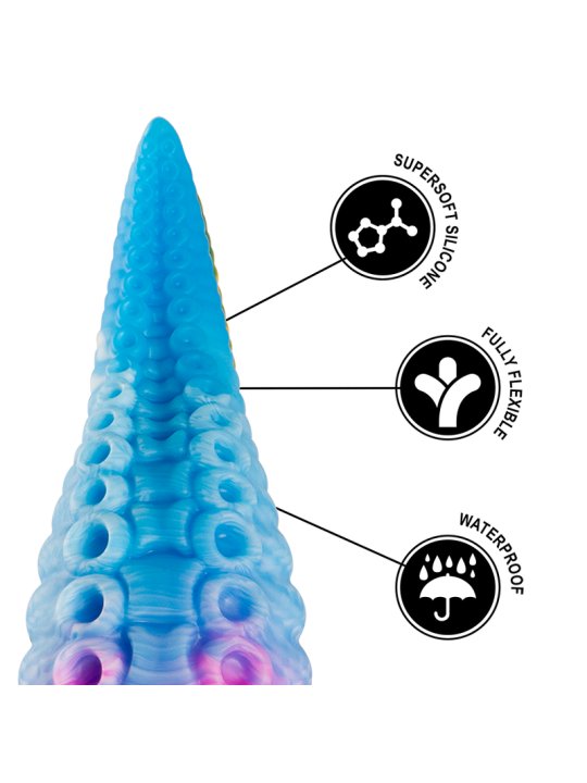 EPIC PHORCYS DILDO TENTACULO AZUL TAMANO PEQUENO
