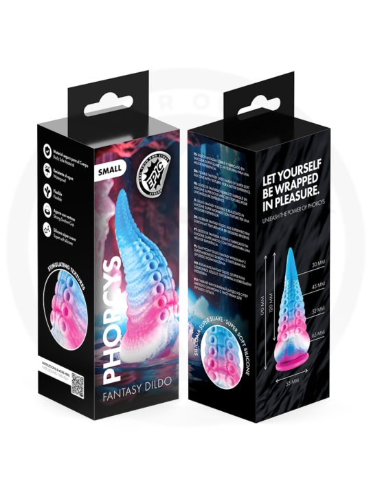EPIC PHORCYS DILDO TENTACULO AZUL TAMANO PEQUENO