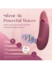 WOMANIZER NEXT ESTIMULADOR DE CLITORIS POR SUCCION 14 NIVELES ROSA EMPOLVADO