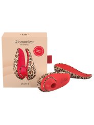 WOMANIZER LIBERTY 2 ESTIMULADOR DE CLITORIS POR SUCCION 8 NIVELES ESTAMPADO DE LEOPARDO
