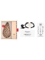 WOMANIZER LIBERTY 2 ESTIMULADOR DE CLITORIS POR SUCCION 8 NIVELES ESTAMPADO DE LEOPARDO