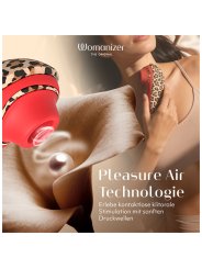 WOMANIZER LIBERTY 2 ESTIMULADOR DE CLITORIS POR SUCCION 8 NIVELES ESTAMPADO DE LEOPARDO