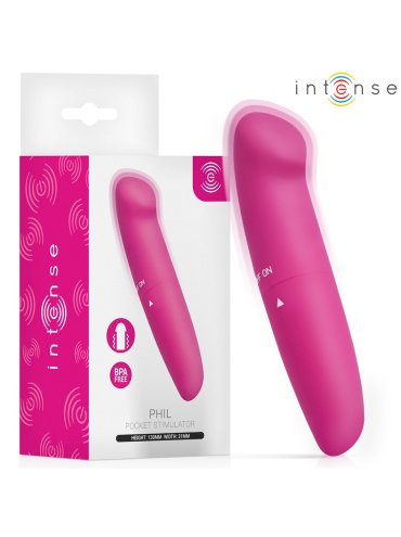 INTENSE PHIL VIBRADOR PUNTO G ROSA 13 CM