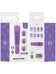INTENSE KURT MINI MASAJEADOR CON 4 CABEZALES INTERCAMBIABLES LILA