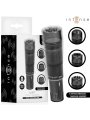 INTENSE KURT MINI MASAJEADOR CON 4 CABEZALES INTERCAMBIABLES NEGRO