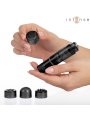INTENSE KURT MINI MASAJEADOR CON 4 CABEZALES INTERCAMBIABLES NEGRO