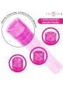 INTENSE KURT MINI MASAJEADOR CON 4 CABEZALES INTERCAMBIABLES ROSA