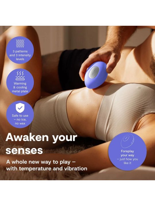 WE VIBE TEMP VIBRADOR CON FUNCION DE CALOR Y FRIO AZUL LAVANDA