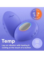 WE VIBE TEMP VIBRADOR CON FUNCION DE CALOR Y FRIO AZUL LAVANDA