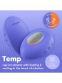 WE VIBE TEMP VIBRADOR CON FUNCION DE CALOR Y FRIO AZUL LAVANDA