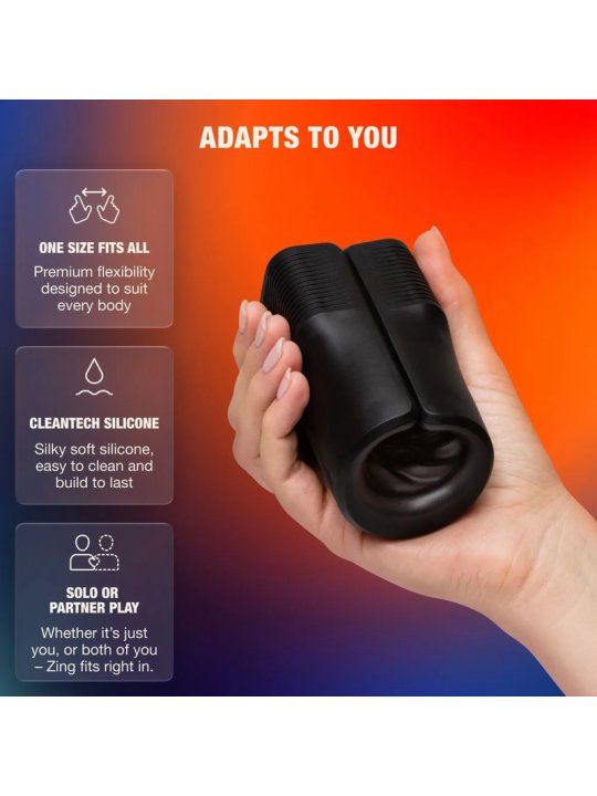 ARCWAVE ZING MASTURBADOR MASCULINO VIBRADOR CON DOBLE MOTOR NEGRO