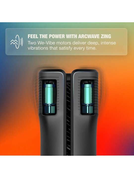 ARCWAVE ZING MASTURBADOR MASCULINO VIBRADOR CON DOBLE MOTOR NEGRO