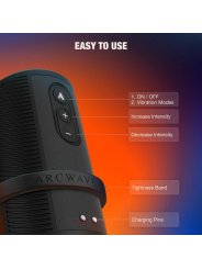 ARCWAVE ZING MASTURBADOR MASCULINO VIBRADOR CON DOBLE MOTOR NEGRO