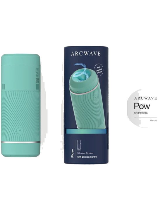 ARCWAVE POW MASTURBADOR MANUAL CON CONTROL DE SUCCION COLOR MENTA