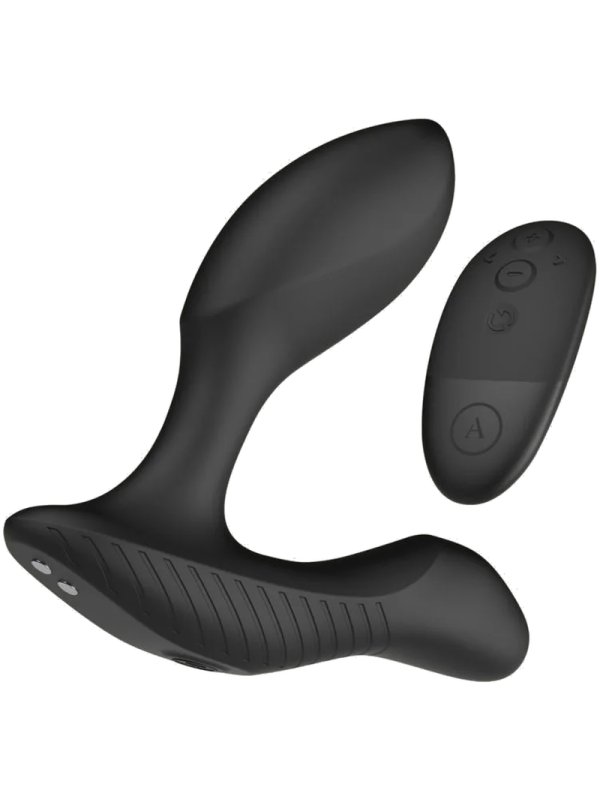 ARCWAVE PERK MASAJEADOR PROSTATICO VIBRADOR CON DOBLE MOTOR Y CONTROL REMOTO NEGRO