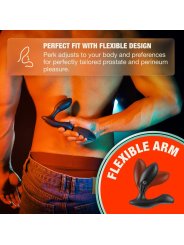 ARCWAVE PERK MASAJEADOR PROSTATICO VIBRADOR CON DOBLE MOTOR Y CONTROL REMOTO NEGRO