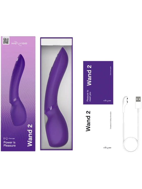 WE VIBE WAND 2 MASAJEADOR CORPORAL RECARGABLE PURPURA