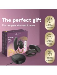 WE VIBE CHORUS PRO VIBRADOR PREMIUM PARA PAREJAS NEGRO SATINADO