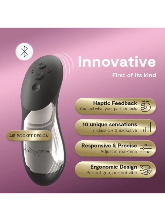 WE VIBE CHORUS PRO VIBRADOR PREMIUM PARA PAREJAS NEGRO SATINADO