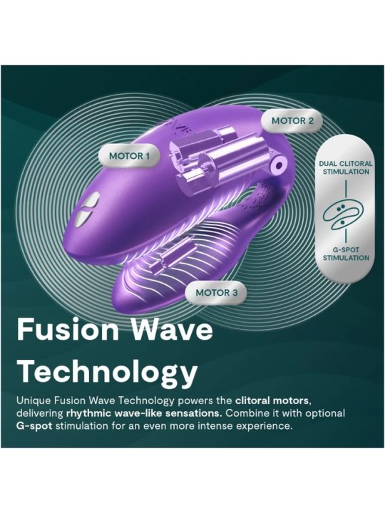WE VIBE CHORUS PRO VIBRADOR PREMIUM PARA PAREJAS PURPURA COSMICO