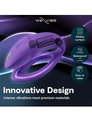 WE VIBE SYNC O VIBRADOR PARA PAREJAS CON ESTIMULACION ENVOLVENTE PURPURA CLARO