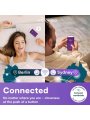WE VIBE SYNC 2 VIBRADOR AJUSTABLE PARA PAREJAS VERDE TERCIOPELO