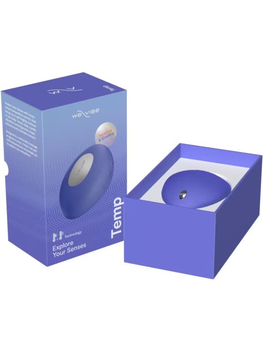 WE VIBE TEMP VIBRADOR CON FUNCION DE CALOR Y FRIO AZUL LAVANDA
