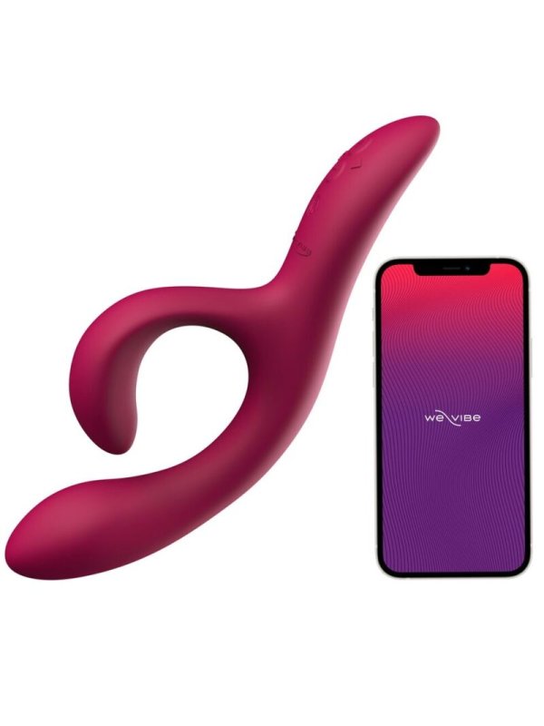 WE VIBE NOVA 2 VIBRADOR RABBIT FLEXIBLE CON 10 MODOS DE VIBRACION Y CONTROL POR APP MORADO