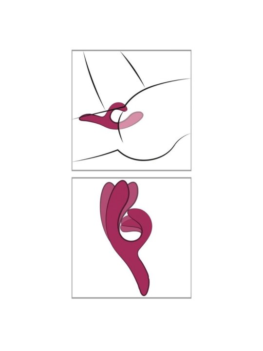 WE VIBE NOVA 2 VIBRADOR RABBIT FLEXIBLE CON 10 MODOS DE VIBRACION Y CONTROL POR APP MORADO