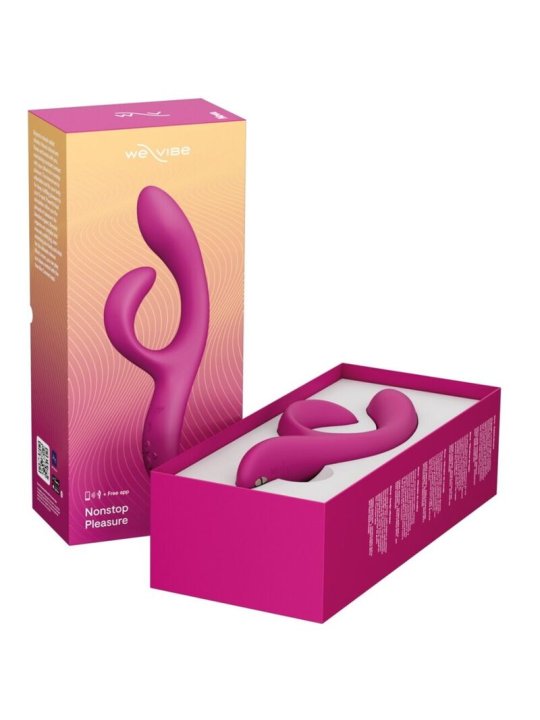 WE VIBE NOVA 2 VIBRADOR RABBIT FLEXIBLE CON 10 MODOS DE VIBRACION Y CONTROL POR APP MORADO