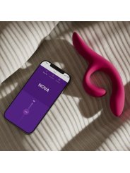 WE VIBE NOVA 2 VIBRADOR RABBIT FLEXIBLE CON 10 MODOS DE VIBRACION Y CONTROL POR APP MORADO