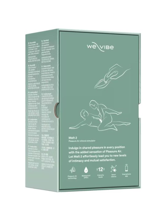 WE VIBE MELT 2 ESTIMULADOR CLITORIANO POR ONDAS DE AIRE VERDE SALVIA
