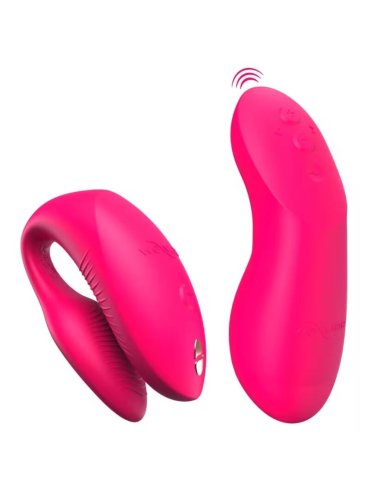 WE VIBE CHORUS PRO VIBRADOR PREMIUM PARA PAREJAS ROSA ELECTRICO